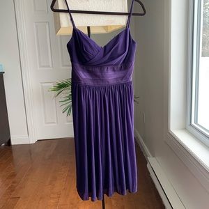 Le Chateau purple cocktail dress